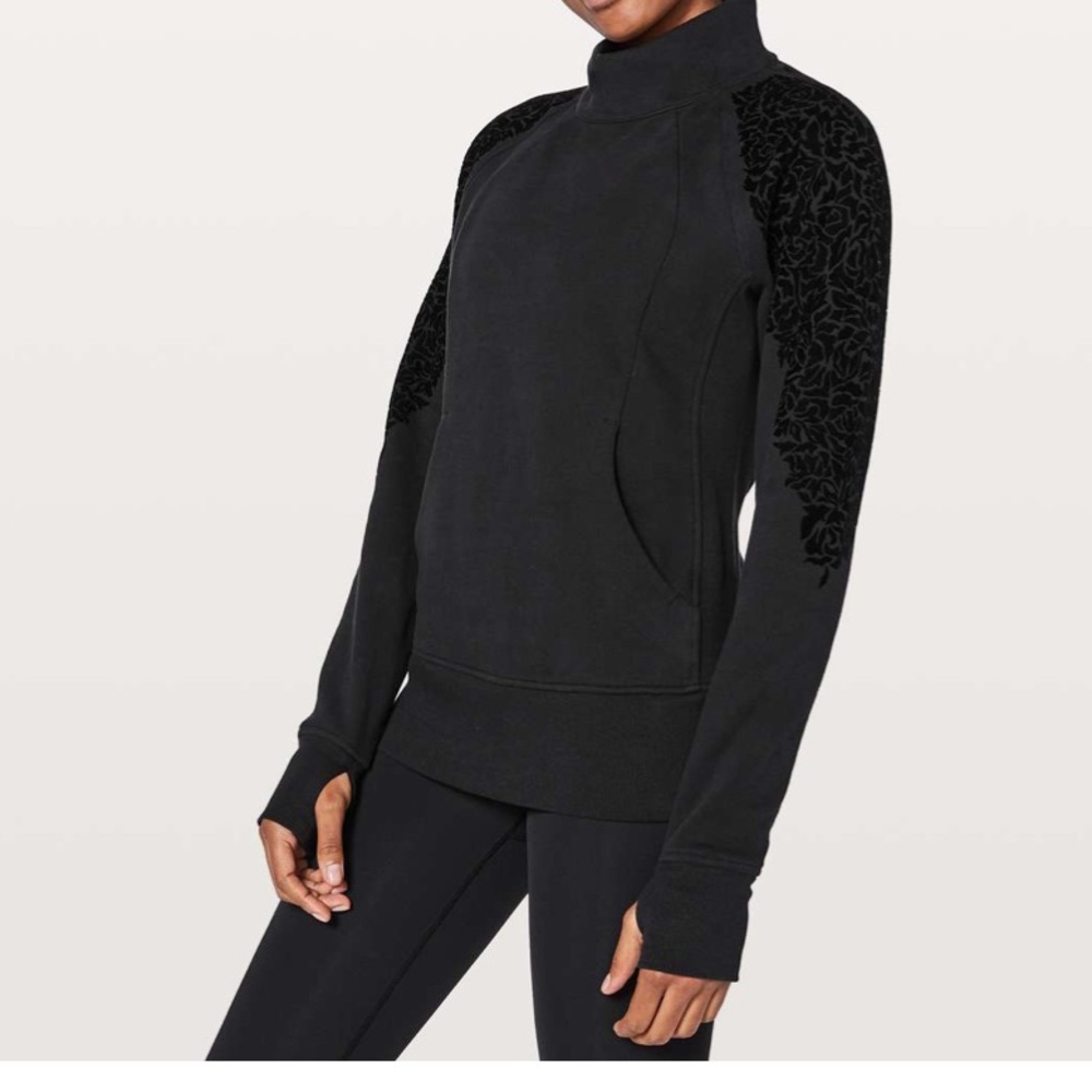 Lululemon Floral Flock pullover size 6